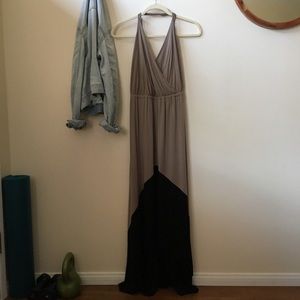 Michael stars maxi high-low dress